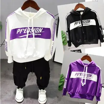 

Spring and Autumn Clothes Fashion Children Cartoon Clothing Set Baby Hoodie Pants 2 Pieces / Set Children's Sportswear