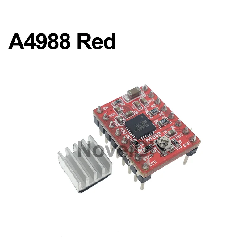 Модуль шагового драйвера Reprap A4988 DRV8825 AT2100 модуль двигателя с радиатором для 3D