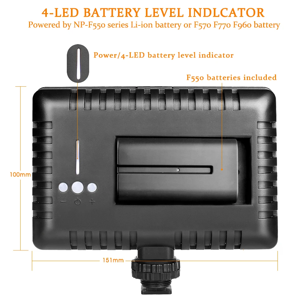 Travor LED studio light 2 set video light with