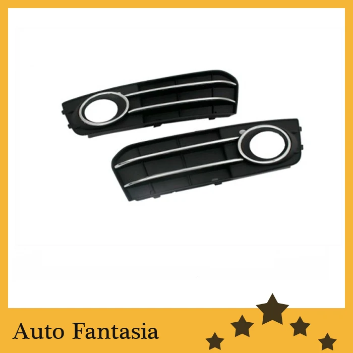

Business gift front fog light grille with chrome line accent -for Audi a4 b8