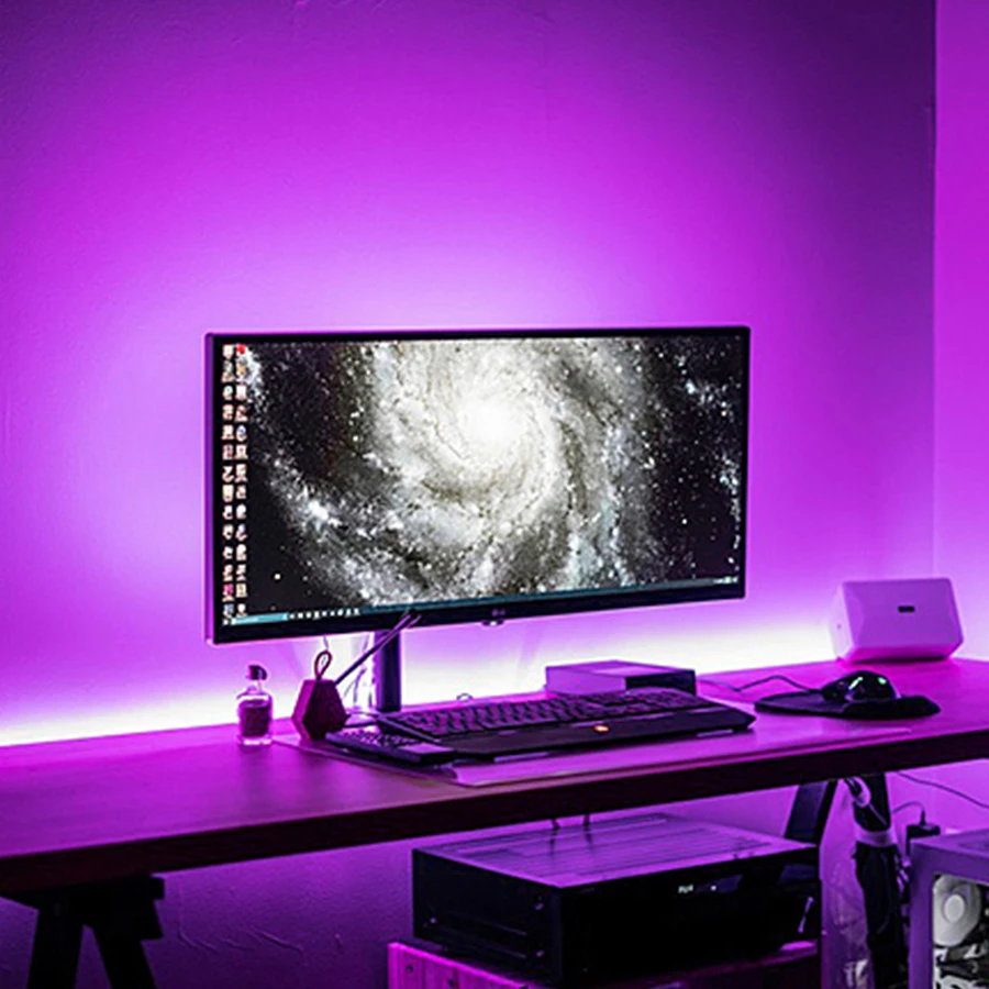 Светодиодная лента RGB с музыкальным датчиком 5 В 1 м|Светодиодные ленты| |