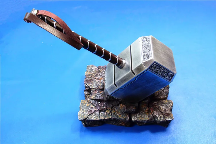 Quake Thor's hammer союз Мстителей оружие Тор молот косплей реквизит модель DC герои Marvel - Цвет: hammer and bracket