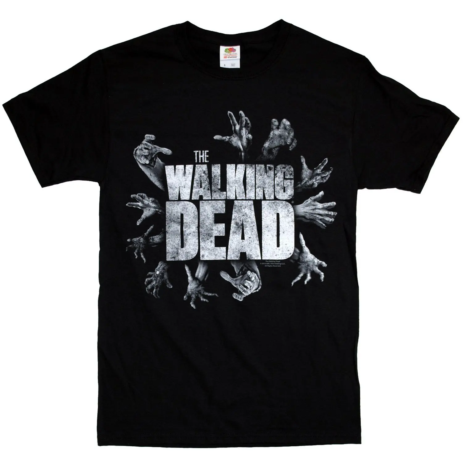 The Walking Dead мужская Идущие Ходунки Руки Логотип Футболка | Мужская одежда
