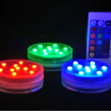 Лот из 8 Дистанционное управление RGB LED Бумага Фонари огни для События/партия/праздник/Рождество/ свадебные украшения