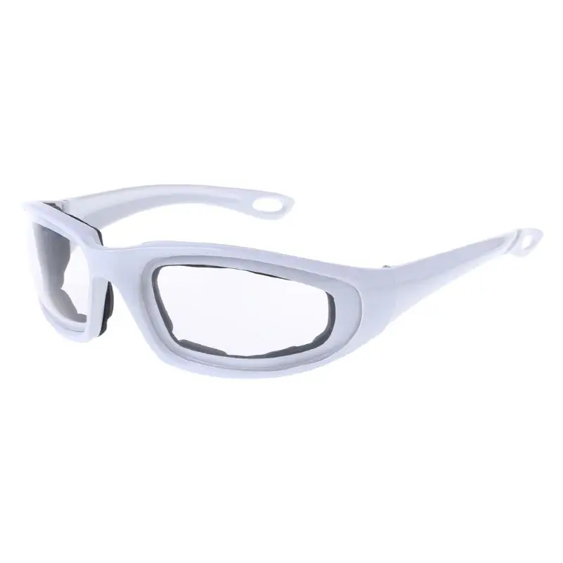 1 шт. защитные очки для Резки Лука, защитные очки, практичные, для приготовления пищи, анти-слеза, очки, кухонный инструмент - Цвет: Белый