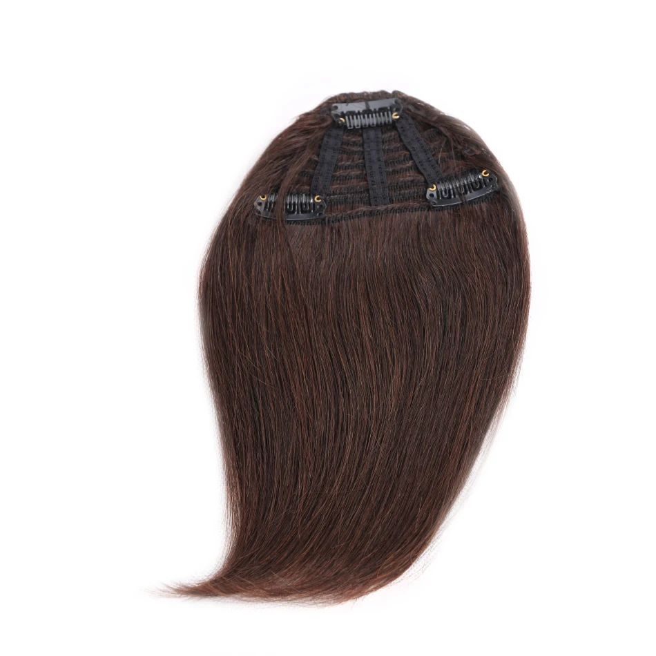 ALI SCHÖNHEIT Menschliches Haar Pony Clip In Haar Extensions Maschine Made Remy Haar Fringe Gradienten Pony Haarteil 10 Farben Können gefärbt werden