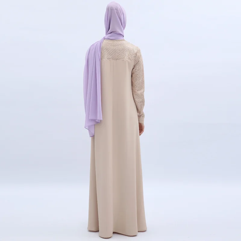Модное мусульманское платье абайя мусульманская одежда для женщин Малайзийский джилбаб джеллаба халат мусульман турецкий баджу кимоно кафтан туника