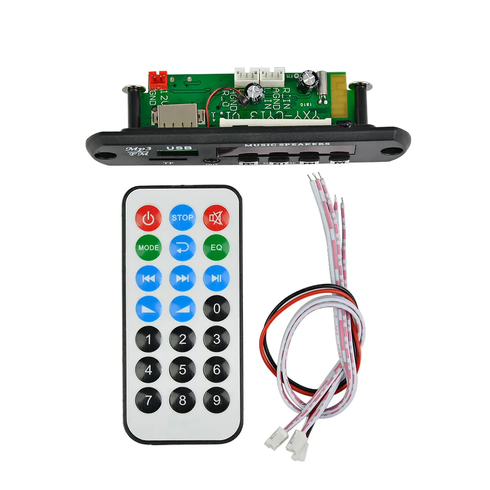 Aiyima 12 в Bluetooth 4 2 аудио MP3 декодер плата DAC APE WMA WAV декодирование USB звуковая карта FM