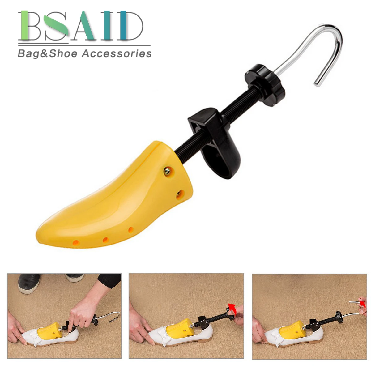 

BSAID 1Pcs Adjustable Shoe Stretcher Shaper For Flat Shoes Expanding Shoe Tree, Women Shoes Support Plastic Device Rack EUR38-48