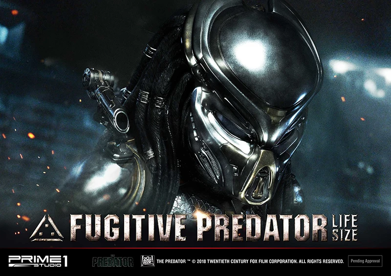 New Type NECA Aliens vs Predator Fugitive Predator Unmasked Scarface PVC Action Figure Toy (2)
