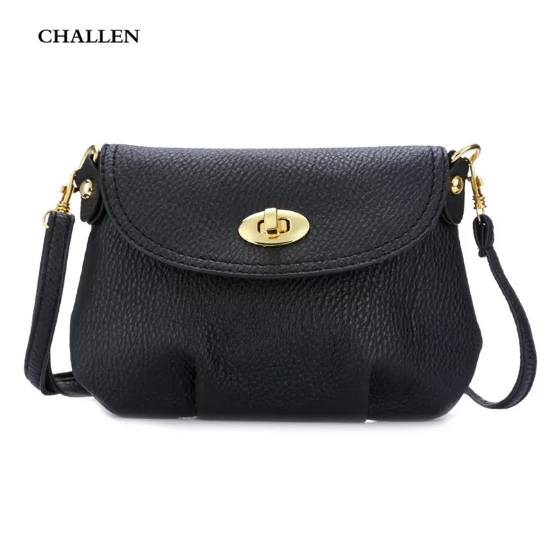 

Ruffle Twist lock Detachable Strap Shoulder Messenger Mini Bag Compact and Portable With the Mini Design