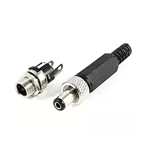 

Lockable Male 5.5mmx2.1mm DC Power Socket Female Panel Connector