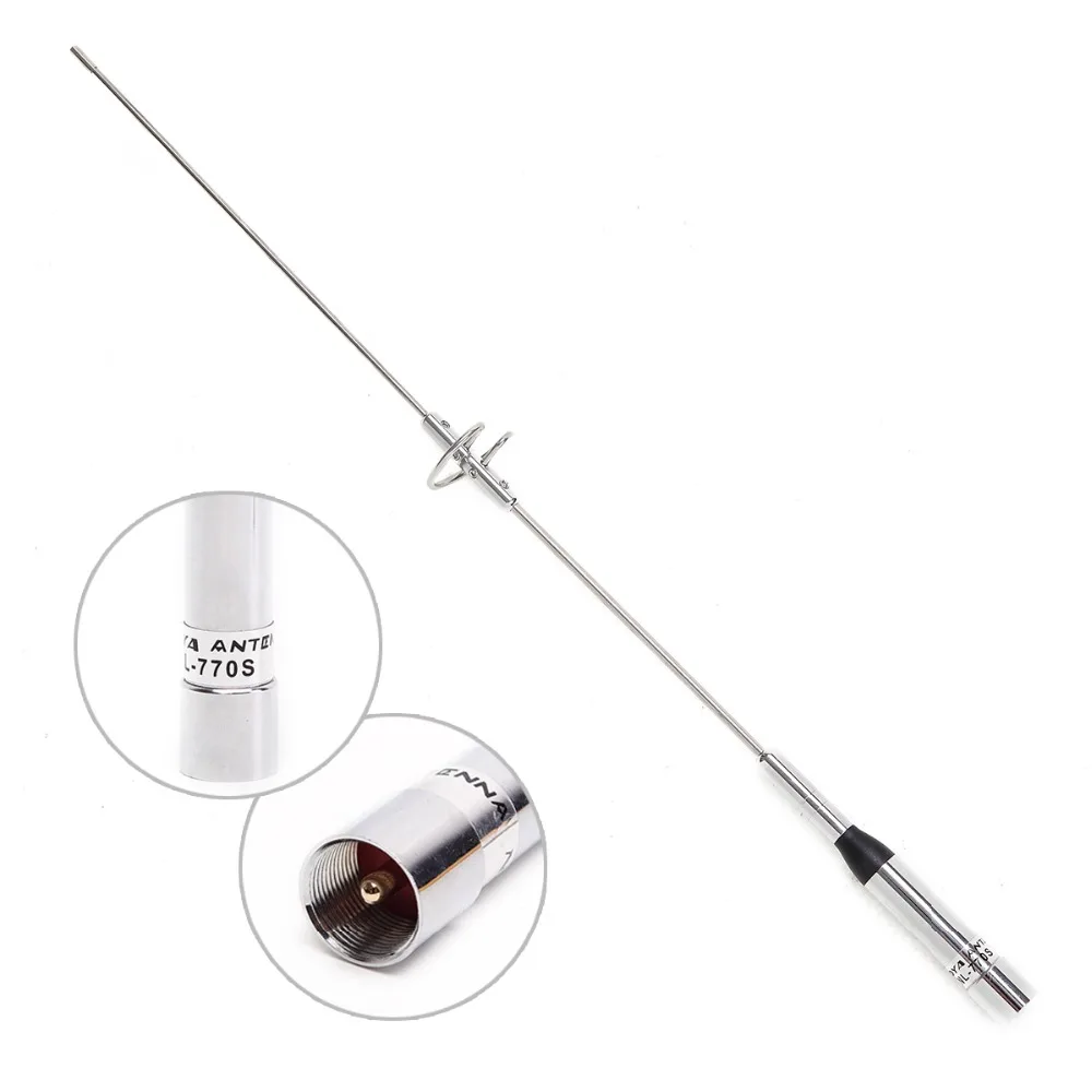 2 or 4pcs NL-770S Dual Band UHF/VHF 144/430MHz 150W 2.15/3.0dBi NL 770S Antenna SL16/UHF-J/M Type For Car Radio