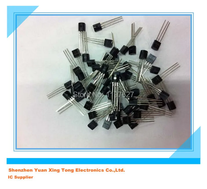 100PCS/LOT = 2N5551 + 2N5401 TO 92 NPN transistors original IC