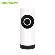 Meisort WIFI IP Camera 720P H.264 Smart 180 Degree 1.44mm Fisheye Panoramic Network Surveillance Wireless Home Security Camera