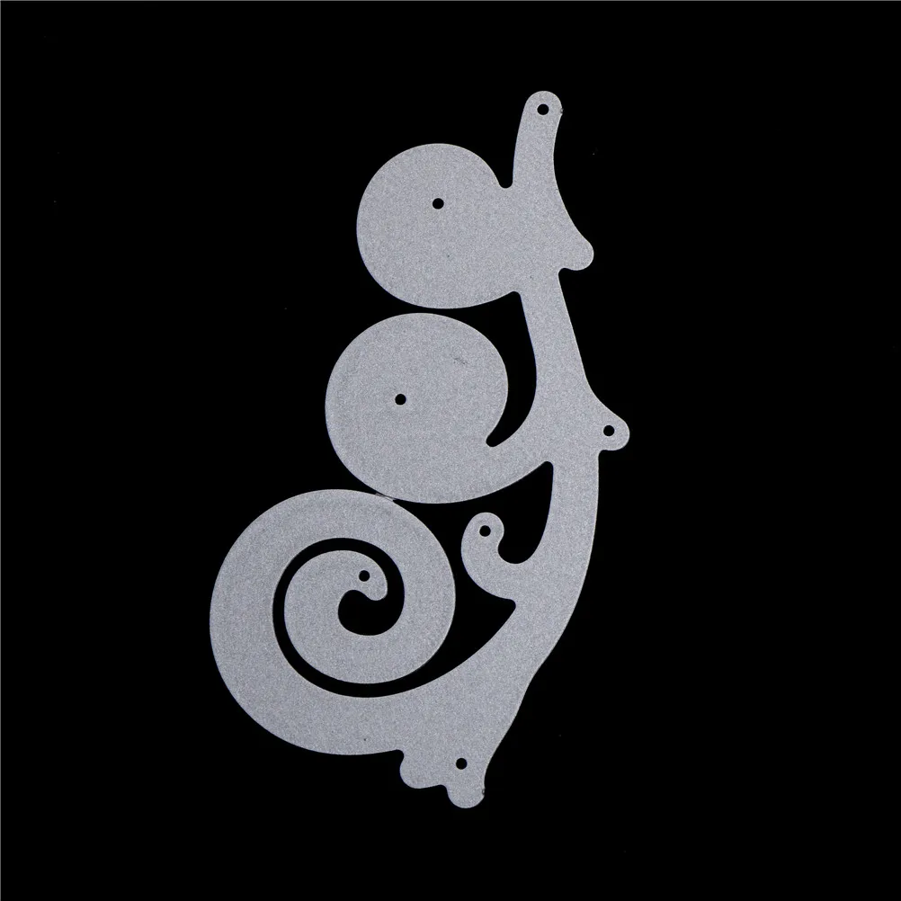 JX-LCLYL 91x43mm Snail Cutting Dies Stencil  Paper Cards Embossing Die Cutter Craft DIY