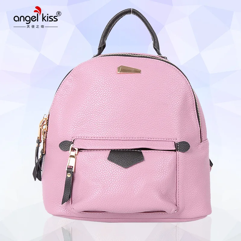 

Angel Kiss Female College Wind Bag Casual Backpack Snake Leather Women's Backpacks Leather Backpack Luxury Backpacks