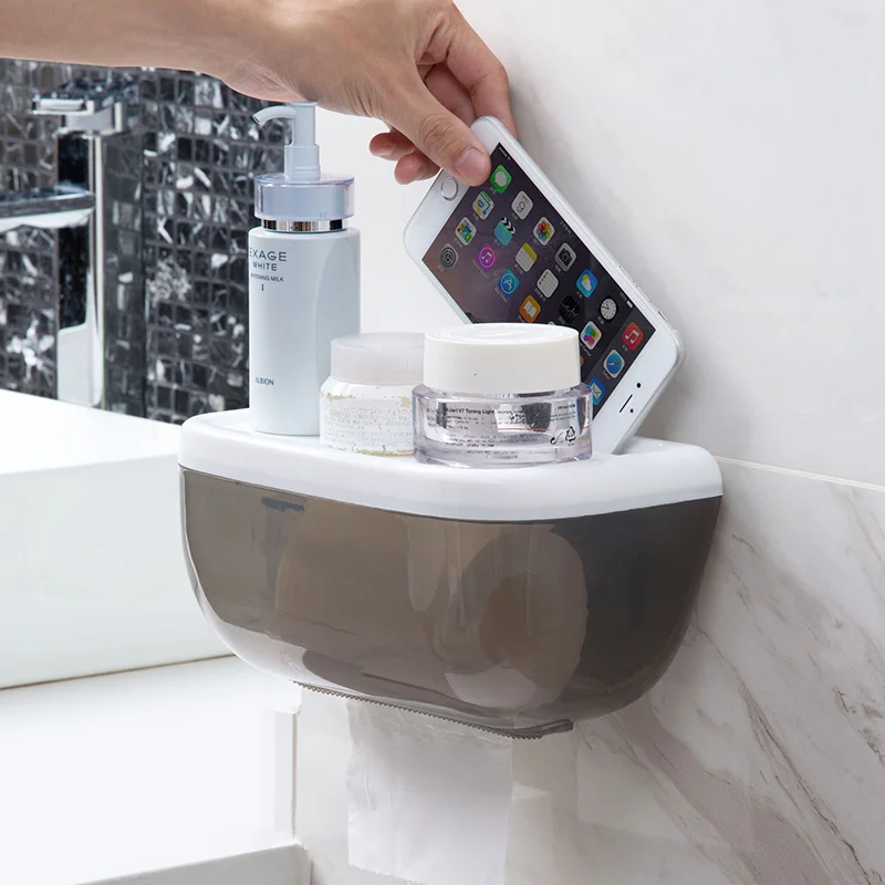 Magami PP держатель для бумаги и телефона в ванной комнате с полкой мобильных