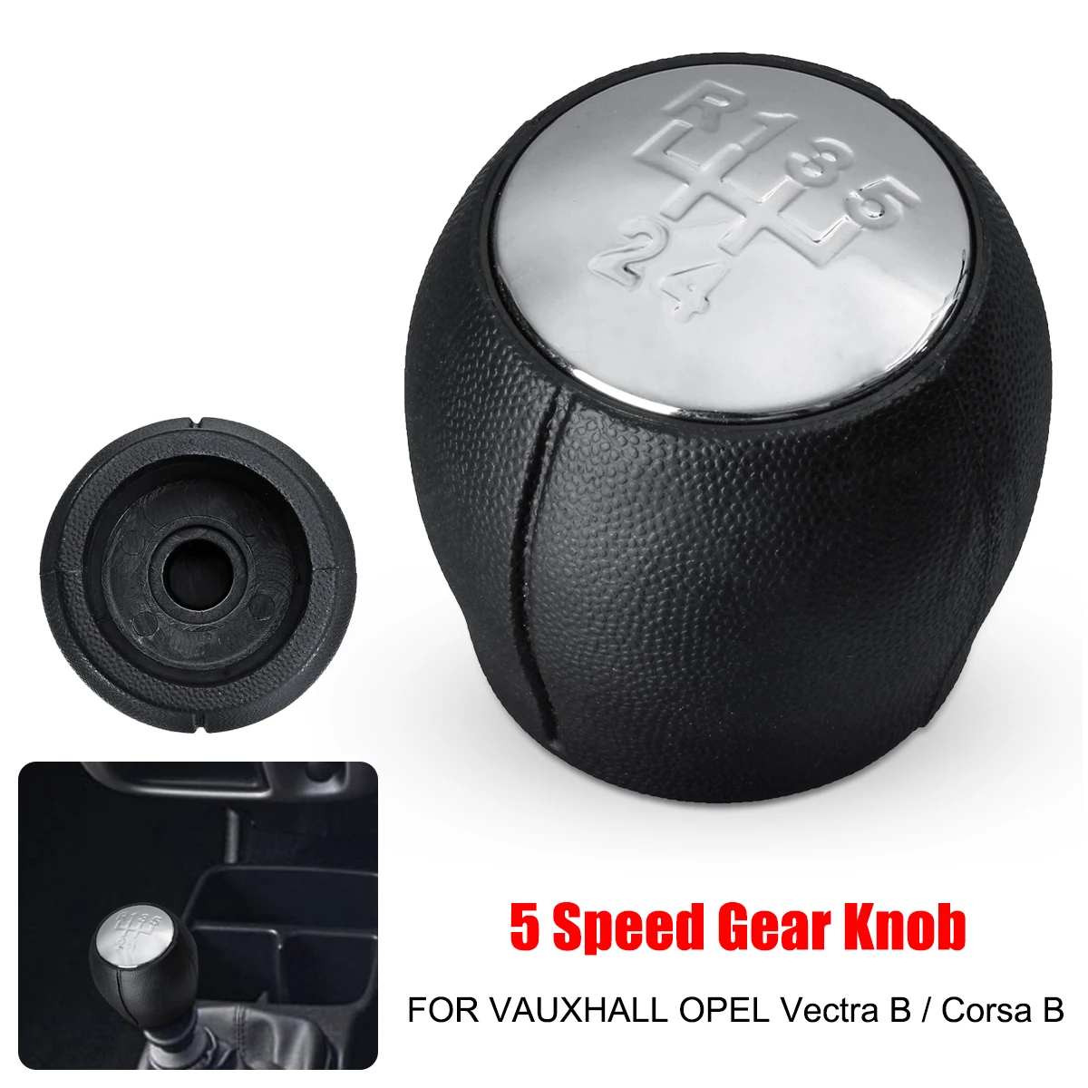 

5 Speed Car Gear Shift Knob Gear Shifter Knob Head For Vauxhall OPEL Vectra B Corsa B C 1993-2004