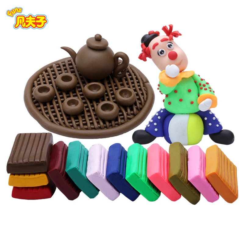 24 colors a set polymer clay DIY plasticine handmade modeling toy in the microwave oven to dry safe non-toxic 24 colors a set polymer clay DIY plasticine handmade modeling toy in the microwave oven to dry safe non-toxic