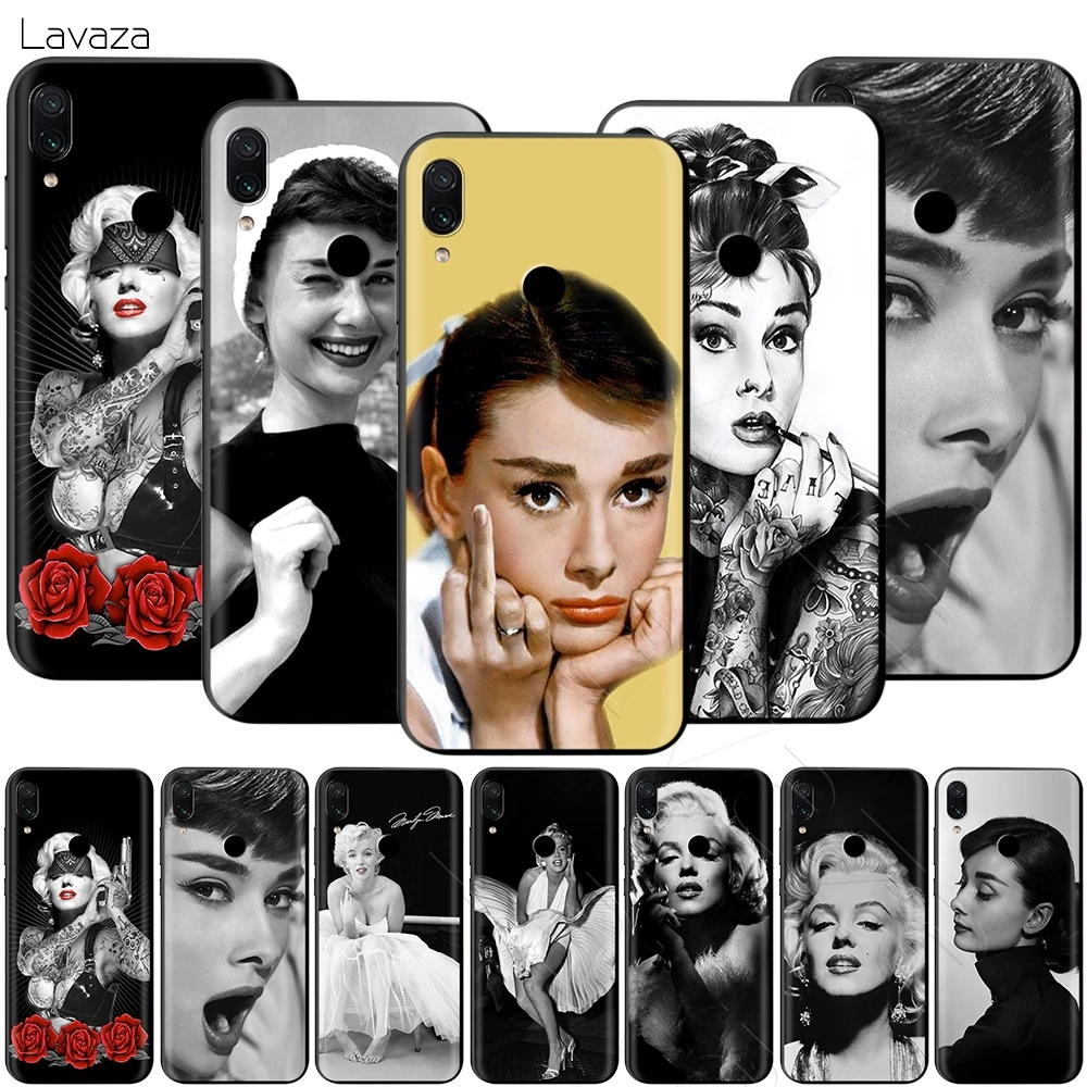 Lavaza Audrey Hepburn Marilyn Monroe Case for Xiaomi 9T Pro CC9 A3 Redmi K20 7A Huawei Honor 20 9X P20 Lite Nova 5i Y9 |