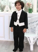 Top sell/Free shipping/Custom made Kid Clothing New Style Complete Designer Boy Wedding Suit/Boys’ Attire(Jacket+Pants+Tie+Vest)