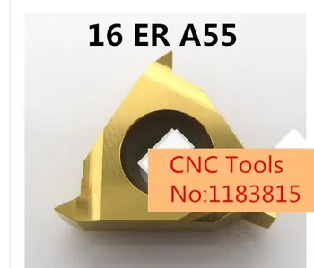 

16 ER A 55 ,Indexable Tungsten Carbide Threading Lathe Inserts for Threaded Lathe Holder,thread turning tool holders