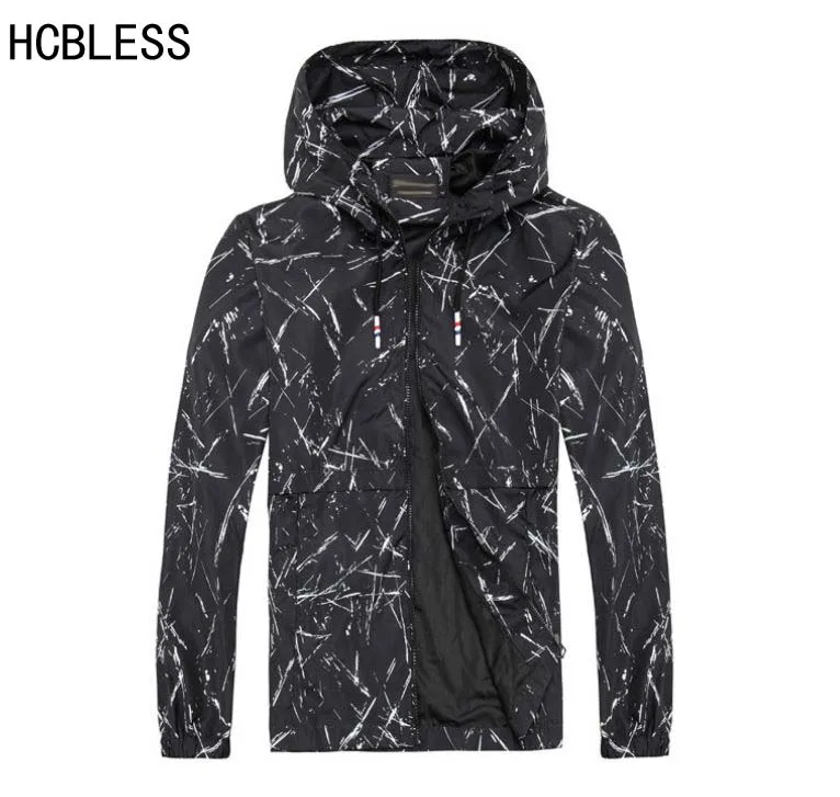 

HCBLESS Fashion Bomber Jacket Men Hip Hop Slim Fit Flowers Pilot Bomber Jacket Coat Men's Hooded Jackets Plus Size 6XL