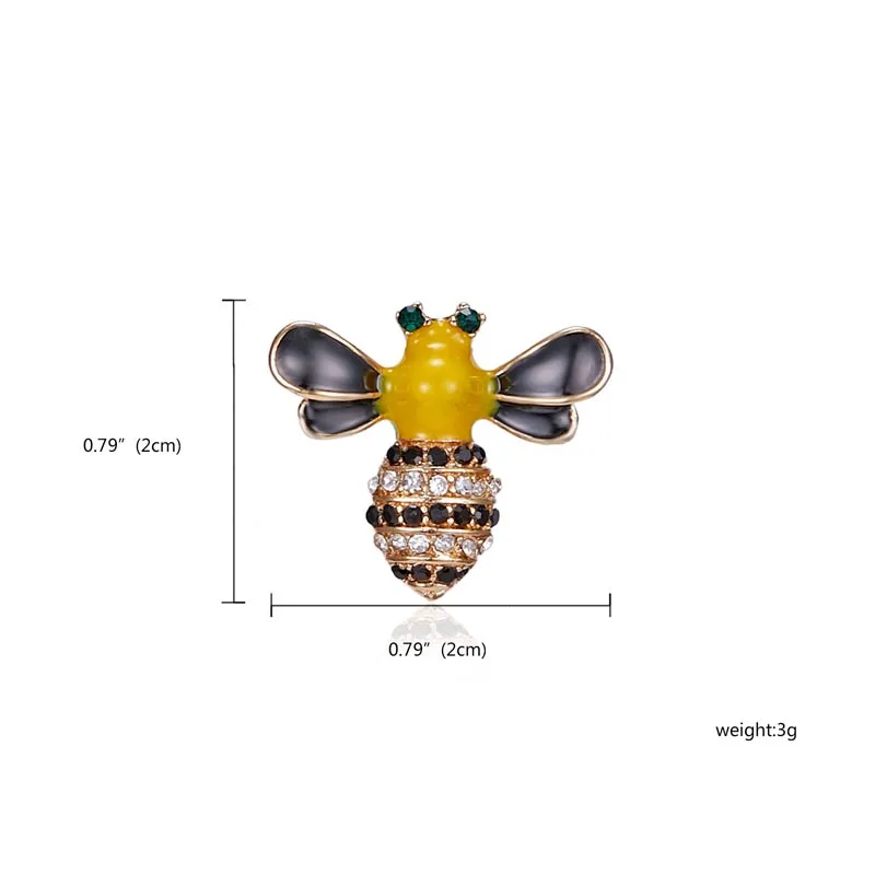 Новинка, натуральные животные, ювелирная брошь на булавке, пчела, стрекоза, бабочка, броши с насекомыми для женщин, мужчин, брошь на булавке, подарок - Окраска металла: 10