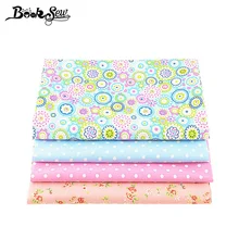 Booksew Stoffen 綿生地 4 ピース/ロット 40 センチメートル x 50 センチメートル花ドット Telas パッチワーク Algodon 縫製衣服 Tissu ティルダ材料(China)