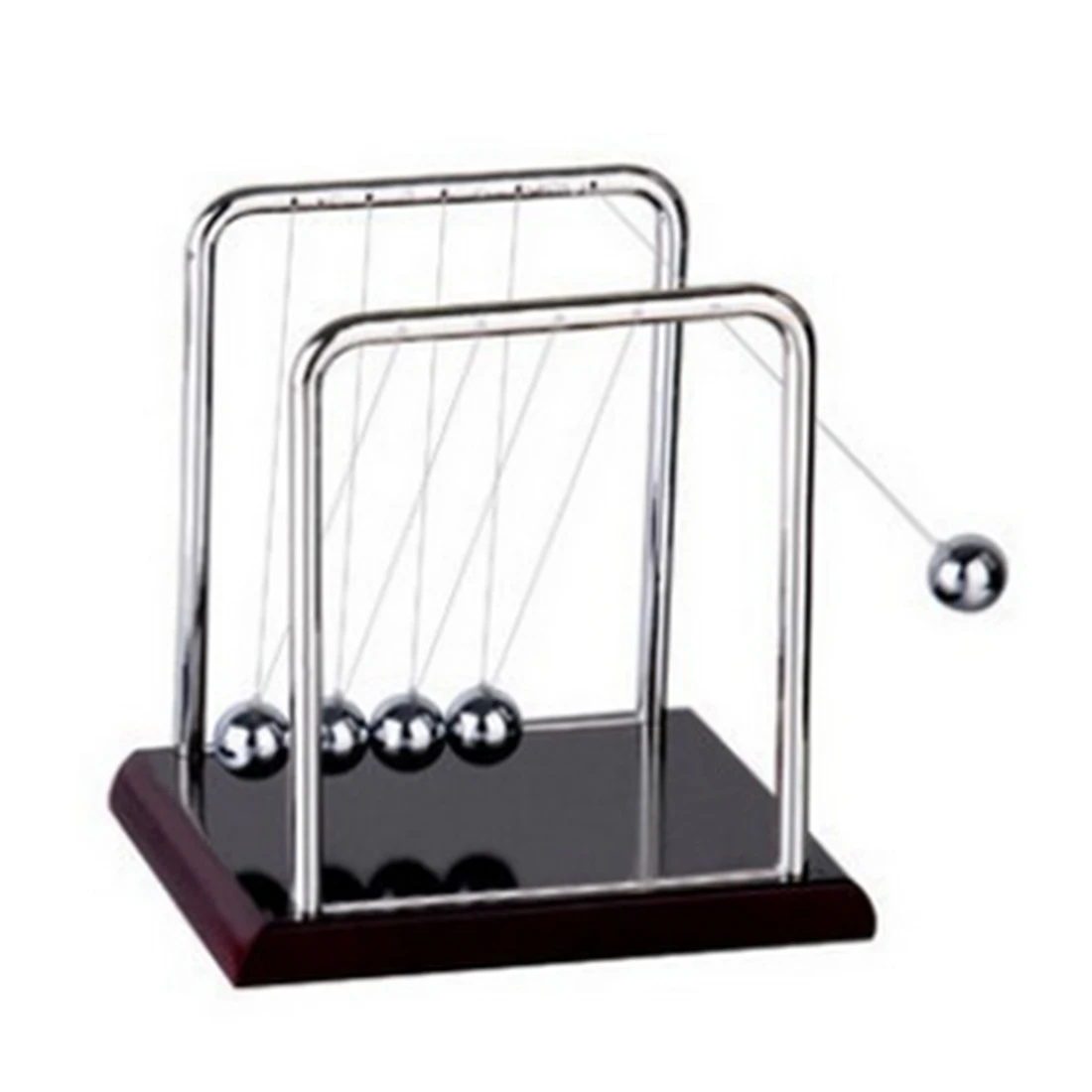 

Newton Metal Cradle Balance Ball Physics Science Desk Toy Science Puzzle Fun Desk Toy S for Kid Gift