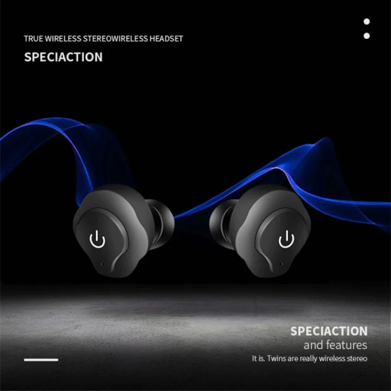 Mini Twins Wireless In Ear Headphone Stereo Bluetooth Earphones Earbuds Headset