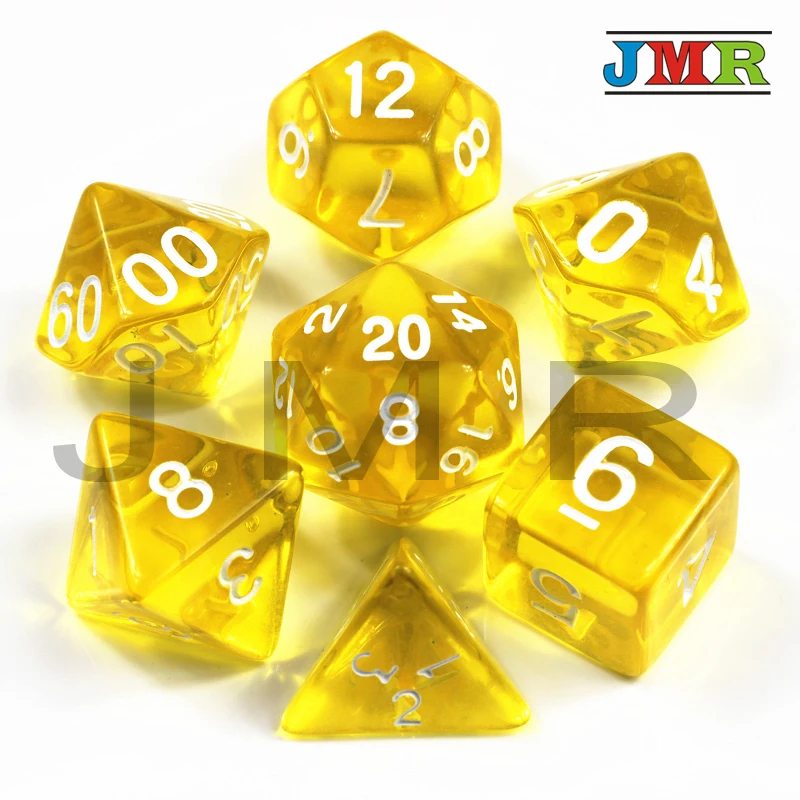 Одежда высшего качества игральная кость 7 шт./компл. из D4-D20 для игры, как настольные игры, игра, вечерние свадебные сувениры подарки