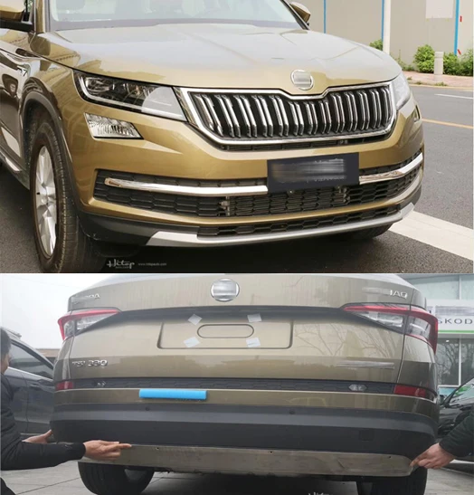 Новое поступление для Skoda Kodiaq 304 противоскользящая пластина/Защита бампера из
