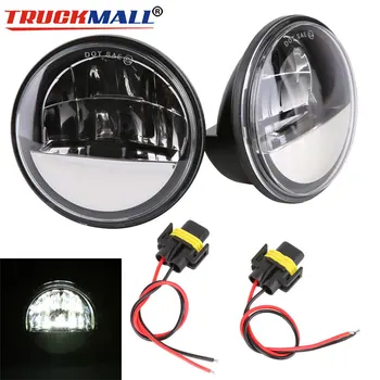 

2x 4-1/2" 4.5Inch Auxiliary Fog Passing Lights Spot Driving For Motorcycle Bike