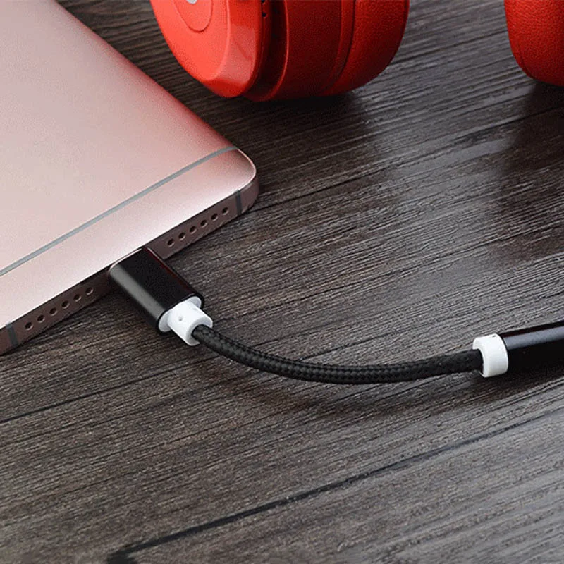 

USB3.1 Type C to 3.5 Earphone Cable Adapter Male to 3.5mm AUX Audio Female Jack for Letv 2 2Pro Max2 DU55