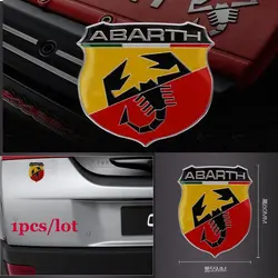 1 шт. стайлинга автомобилей для Abarth логотип знак металлические декоративные 3D Наклейка эмблемы автомобиля Стикеры спереди мотоциклетные