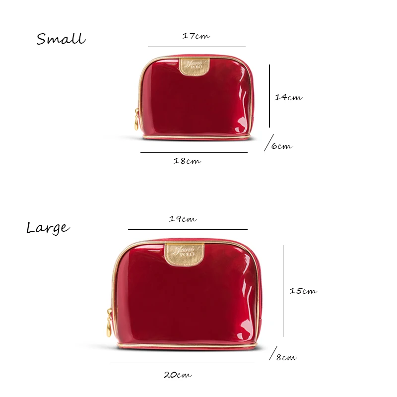 الأزياء السفر أكياس صغيرة تجميلية النساء السيدات عالية الجودة حقيبة مستحضرات تجميل جلد للماء المنظم غسل الحقيبة حقيبة مستحضرات تجميل