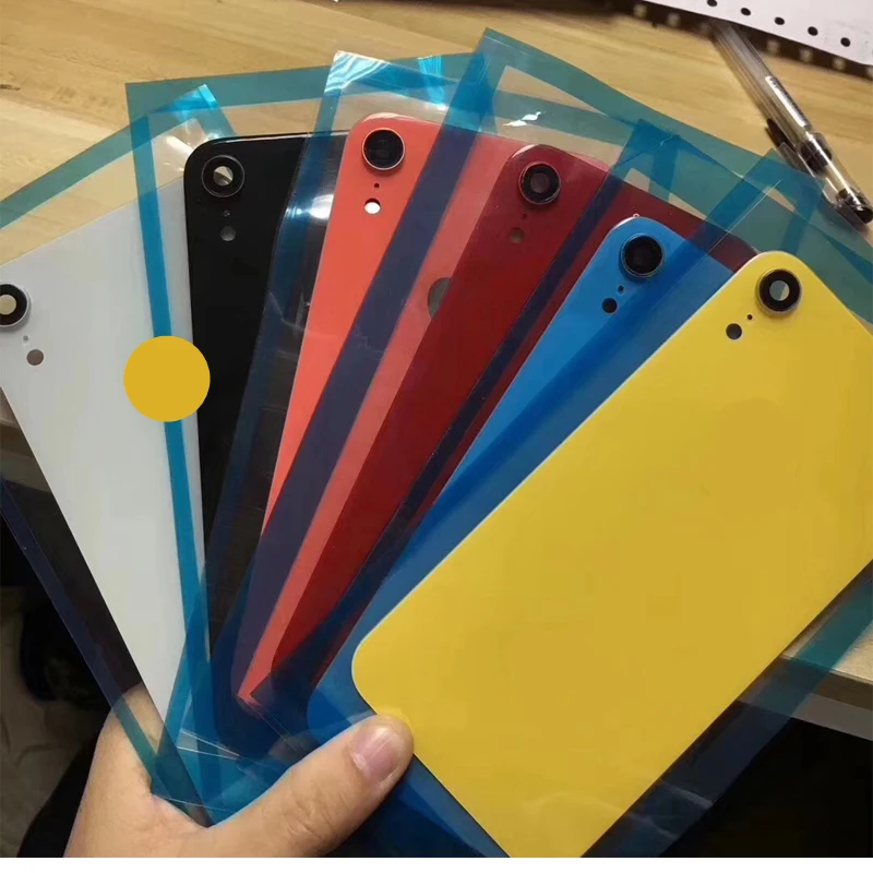 10 шт. заднее стекло для iphone XR X XS XSMAX задняя крышка батареи стеклянный корпус