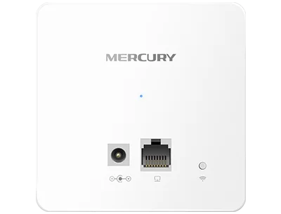 Mercury 2,4 ГГц 300 Мбит/с в стену AP для проект WiFi Крытый AP, N300 Wi-Fi точка доступа, 9VDC/0.6A Питание, 100 м RJ45 Порты и разъёмы* 1