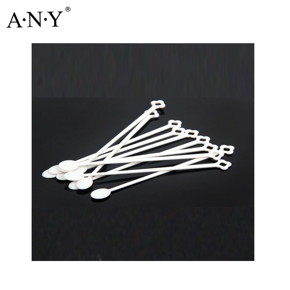 ANGNYA 100pcs Spoon shape Nail Art Tips Fan Nail Polish Swatches/Nail