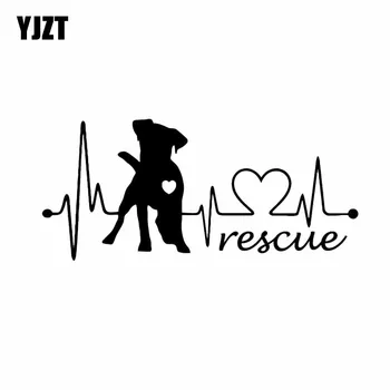 

YJZT 20CM*9CM Jack Russel Terrier Dog Vinyl Fashion Decoration Car Sticker Black/Silver C2-3319