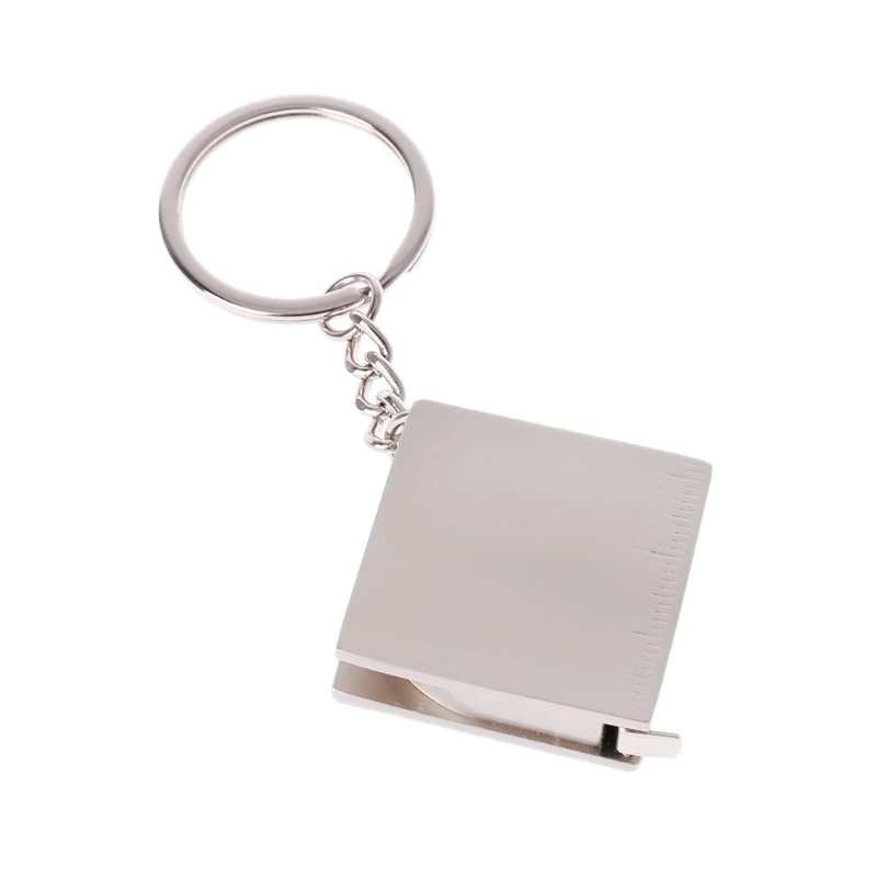 

2019 New Metal Tape Measure Keychain Portable Keyring Ruler Multifunction Decoration Gift