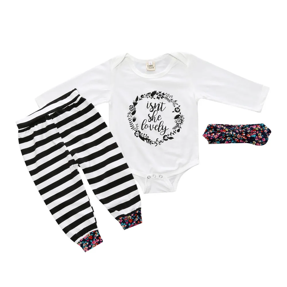 baby girl clothes winter 2019 long sleeve baby romper tops+headband+long pants baby outfits baby clothes girl vestiti bimbo