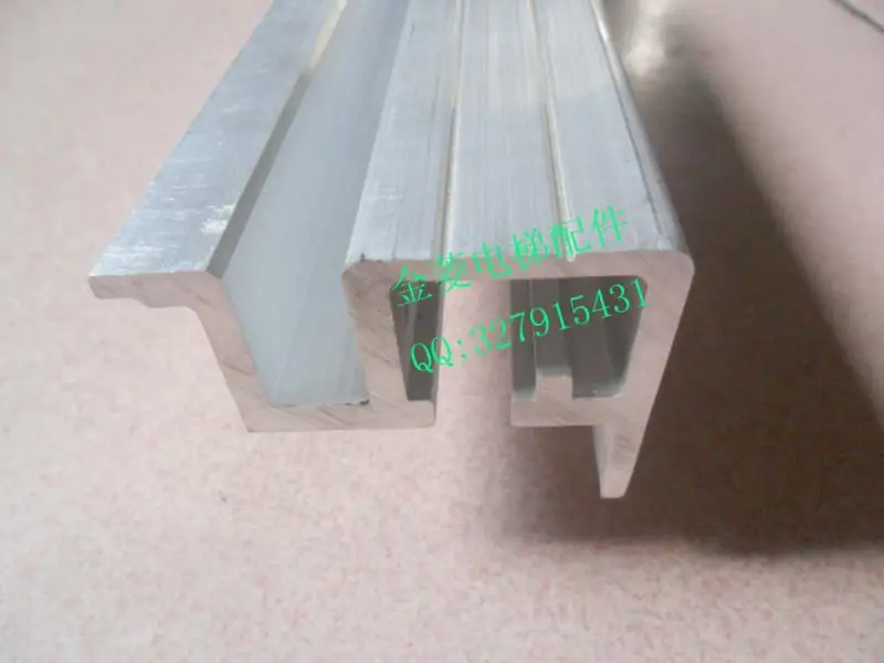 60 Type Elevator Car Door Sill Aluminum Slide Rail Elevator Parts To
