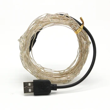 

10M 33ft 5V LED USB String Lights 100LED Multicolor Flash Mode Garland Fairy Strip Lamp for Christmas Party Holiday Decor