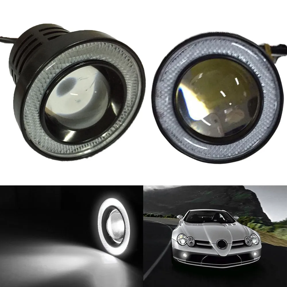 HID проектор светодиодные кольца-гало 80 мм 95 мм направляющий свет светодиодный ангельские глазки для 2,5 дюйма 3,0 HID проектор CA
