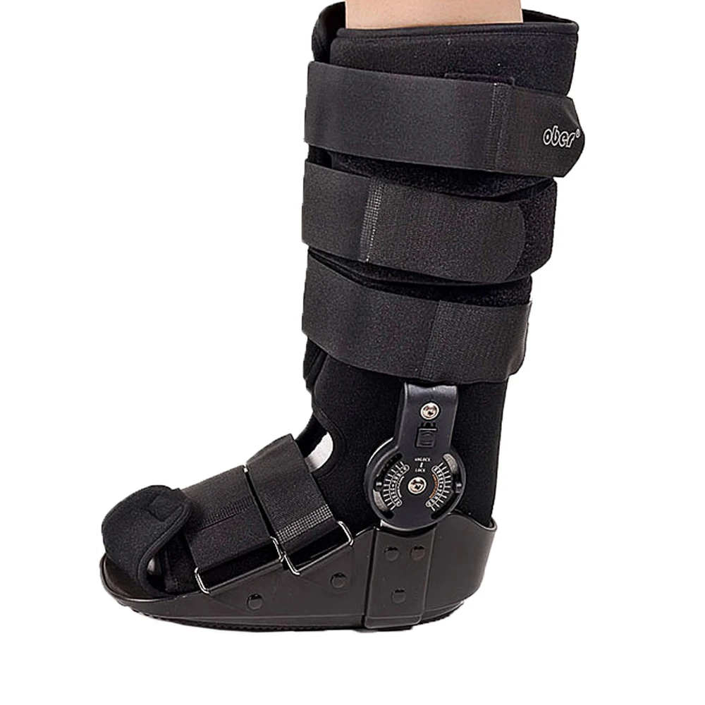 Freies Verschiffen Achillessehne Stiefel Schuhe Ankle Foot Brace Support Bruch Feste Orthesen