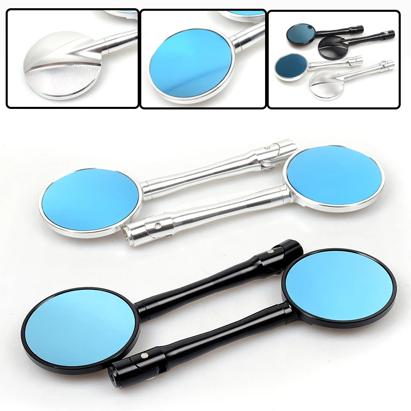 

Aluminum CNC Motorcycle Side Mirrors Universal Moto rearview Mirrors end bar mirror For Honda Yamaha Kawasaki Suzuki KTM Bike