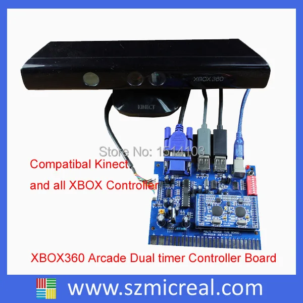 Dual Arcade Xbox360 to Jamma Coin arcade game timer Control board